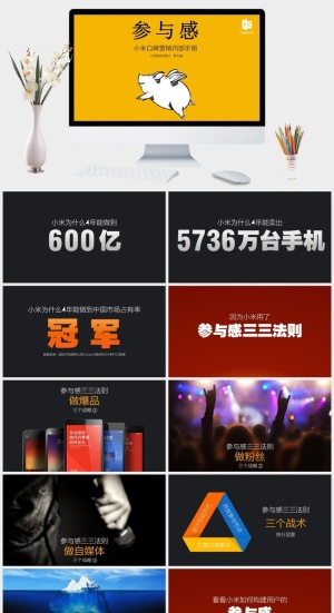 《参与感》读书笔记PPT作品预览图