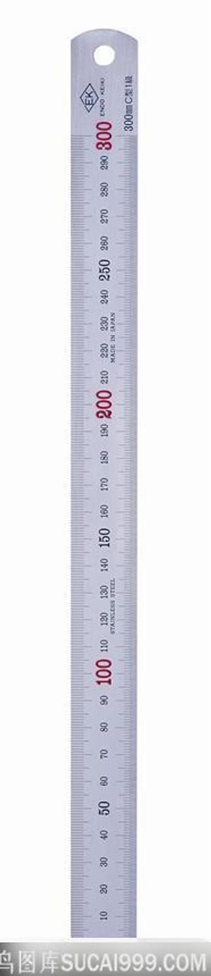 白的直尺