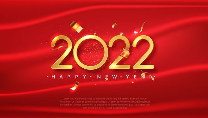 设计新年2022年背景