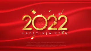 设计新年2022年背景
