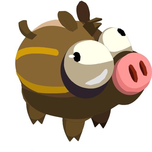 野猪 PNG免抠(500x500)