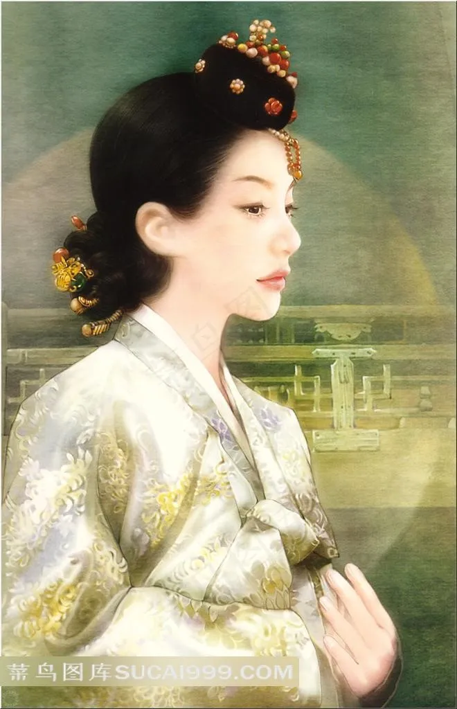 德珍手绘古典美人