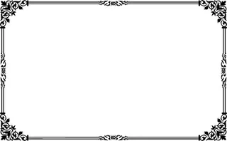 古色古香古典古风花纹边框