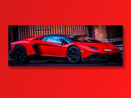 红色兰博基尼图片