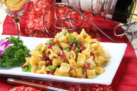 清芥腰豆炒鸡骨 (3)