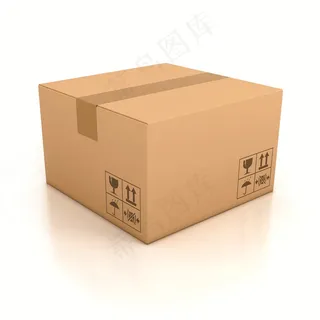 封装好的纸箱高清图片