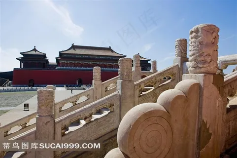中国北京故宫午门素材