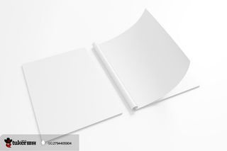 简约画册样机展示效果