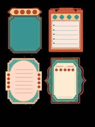 复古装饰国潮港风传统文化矢量源文件