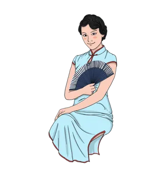 传统旗袍美女 (61)