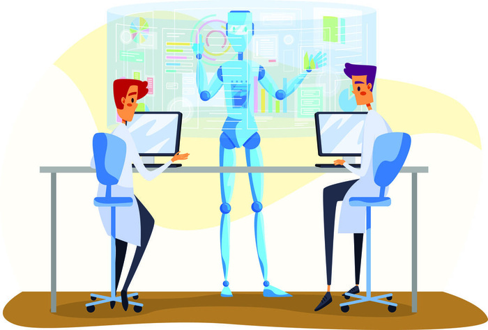扁平化人物场景办公互联网等距ai矢量设计网页海报UI素材插画