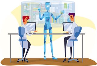 扁平化人物场景办公互联网等距ai矢量设计网页海报UI素材插画