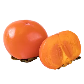 73鲜柿子 (1)水果超市商品白底图免抠实物摄影png格式图片透明底