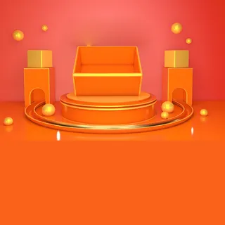 立体C4D场景电商首页主图直通车促销banner海报背景PSD素材