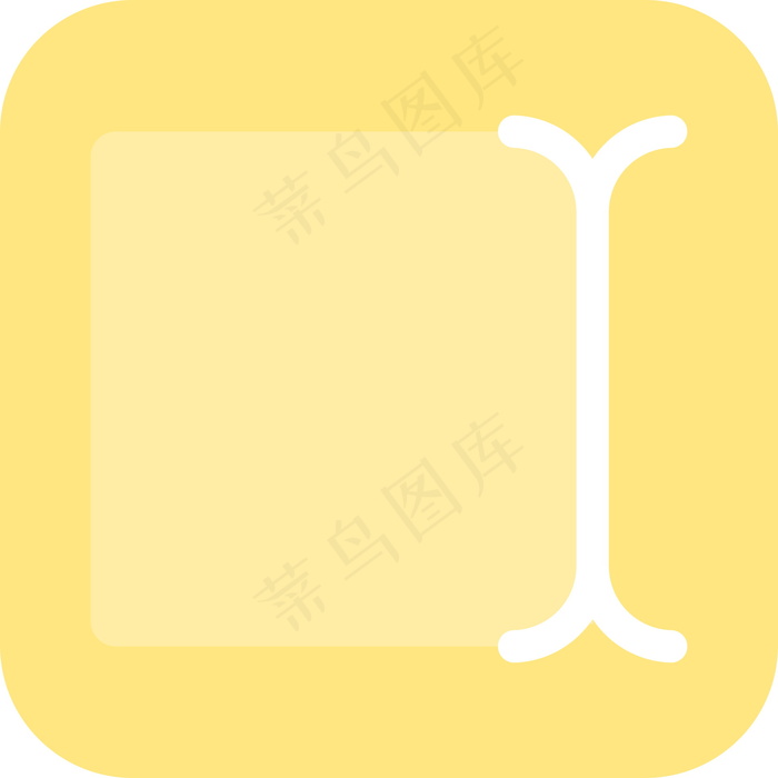 黄色卡通图标图片