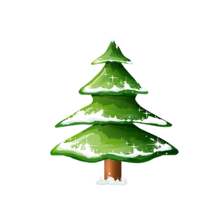 圣诞节平安夜圣诞树免扣素材圣诞元素