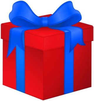 红色礼盒 PNG免抠