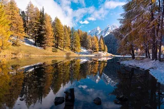 冬天自然背景风景