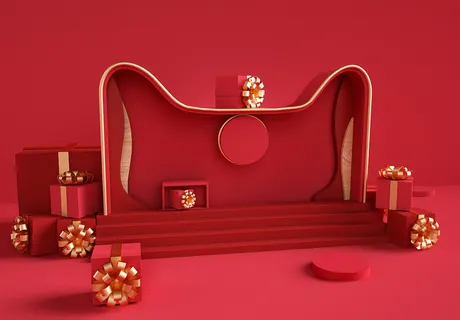 C4D场景素材源文件首页海报