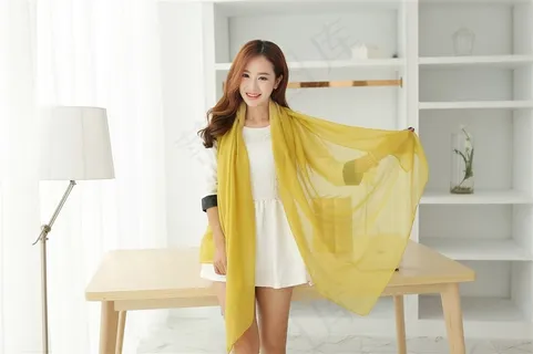 丝巾女模特高清图片