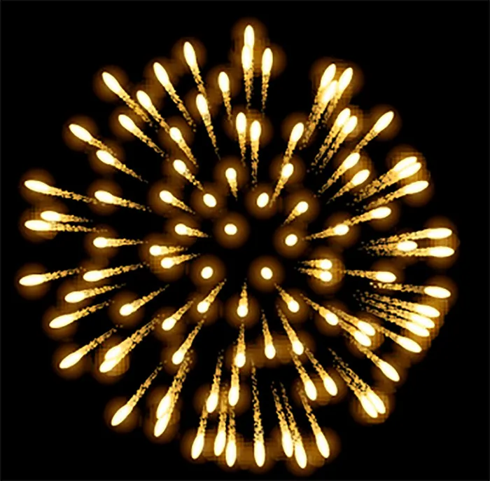 发光烟花素材装饰