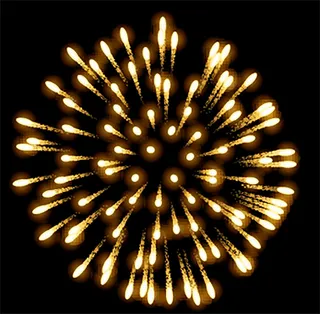 发光烟花素材装饰