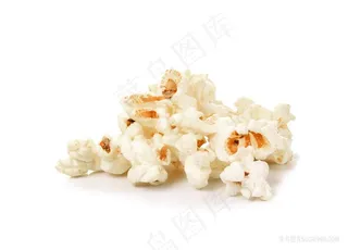 爆米花白底图
