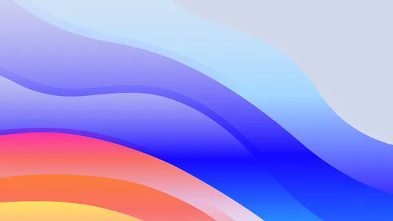 极简剪纸波浪弥散光渐变背景图设计素材