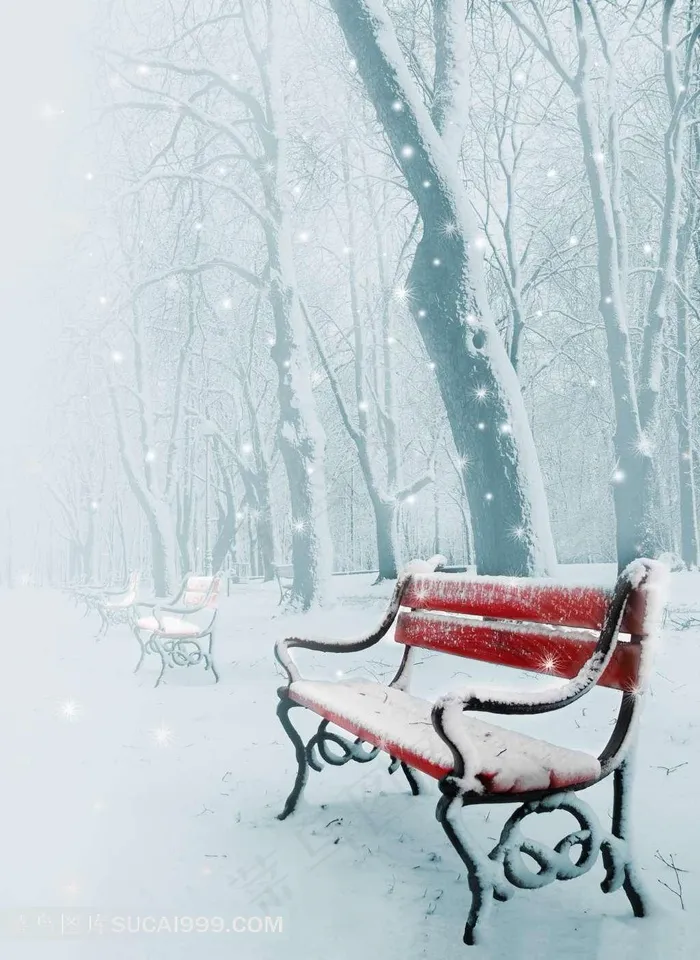 质感雪景图片