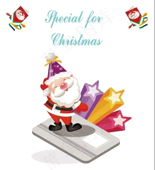 圣诞节素材ai矢量模版下载