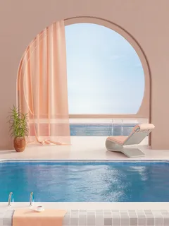 夏季游泳池素材 夏季游泳池素材