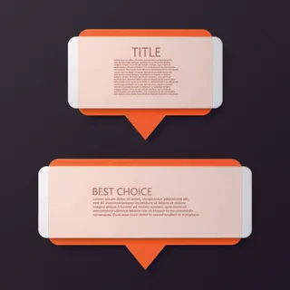 免抠标签矢量素材