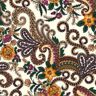 少数民族藏族特色花纹波西米亚风纹理背景图案设计AI矢量图片素材