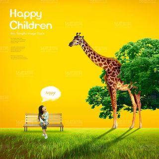 彩色梦想儿童背景