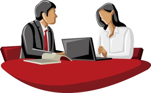 彩色矢量卡通商务团队人物 免抠