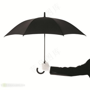 撑雨伞的手势图