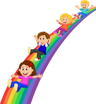 彩虹滑滑梯