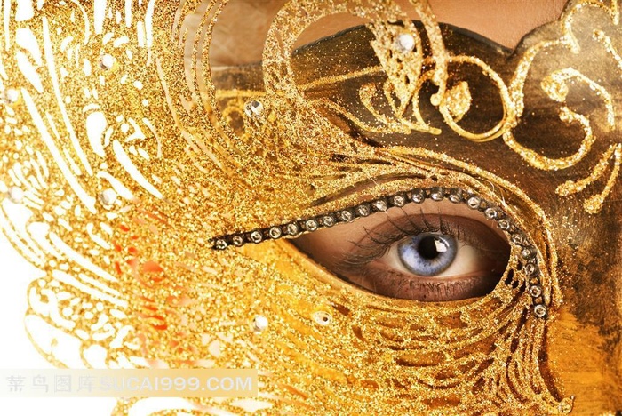 女性眼部妆容图片