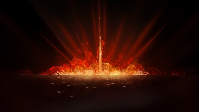 震撼火焰爆炸效果背景素材
