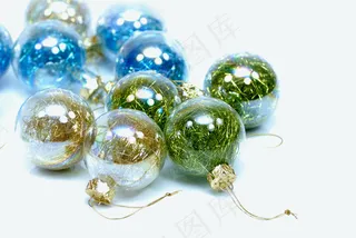 高清圣诞彩球图片下载