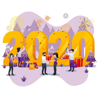 扁平化人物场景办公互联网等距ai矢量设计网页海报UI素材插画