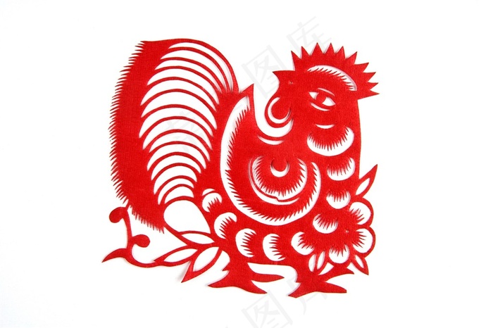 鸡年剪纸图片