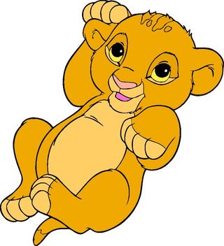 卡通动漫动画狮子王辛巴威武狮子雄狮幼狮矢量图素材