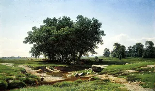 伊凡 伊凡诺维奇 希施金高清风景油画无框临摹装饰画大图喷绘素材