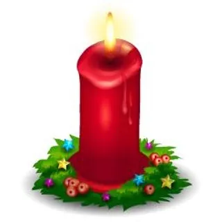 圣诞蜡烛 PNG免抠