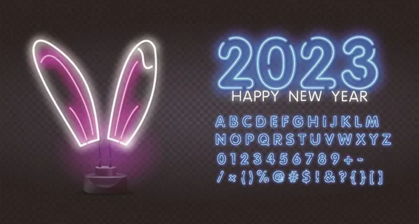 复古霓虹灯模板