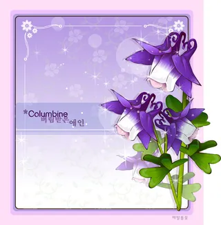 手绘花卉装饰边框背景