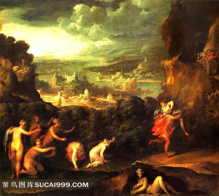 世界著名人体油画郊游