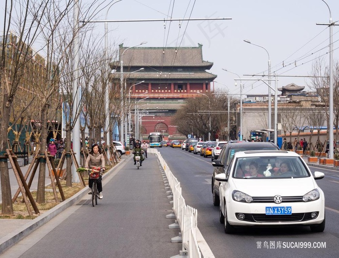 古城街道风景图片