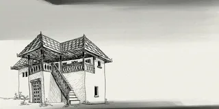 中国风传统水墨古风古典展板边框工笔画PS海报背景平面广告Ai设计素材